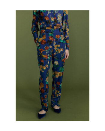 PANTALÓN PINZAS FLORAL AÍLANTO