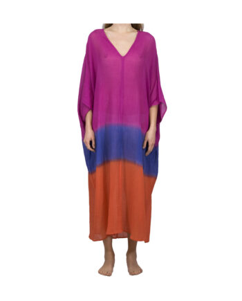 CHILABA CENTRAL DIP DYE FUCSIA AMBAS