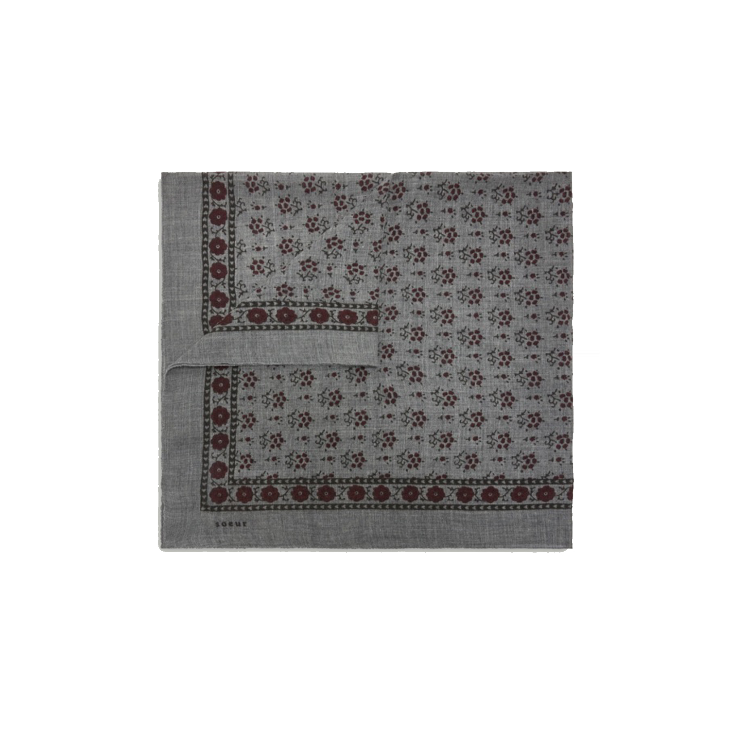 PAÑUELO CLASSIQUE GRIS LANA SOEUR