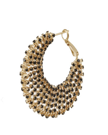 PENDIENTE GAS BIJOUX IZZIA NEGROS