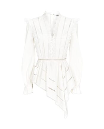 CAMISA SELF-PORTRAIT BLANCO