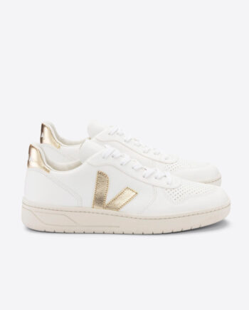 ZAPATILLA VEJA V-10 CHROMEFREE LEATHER WHITE PLATINE