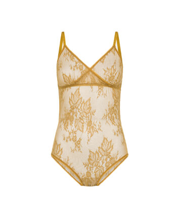 BODY TORE ENCAJE MOSTAZA MOMONI