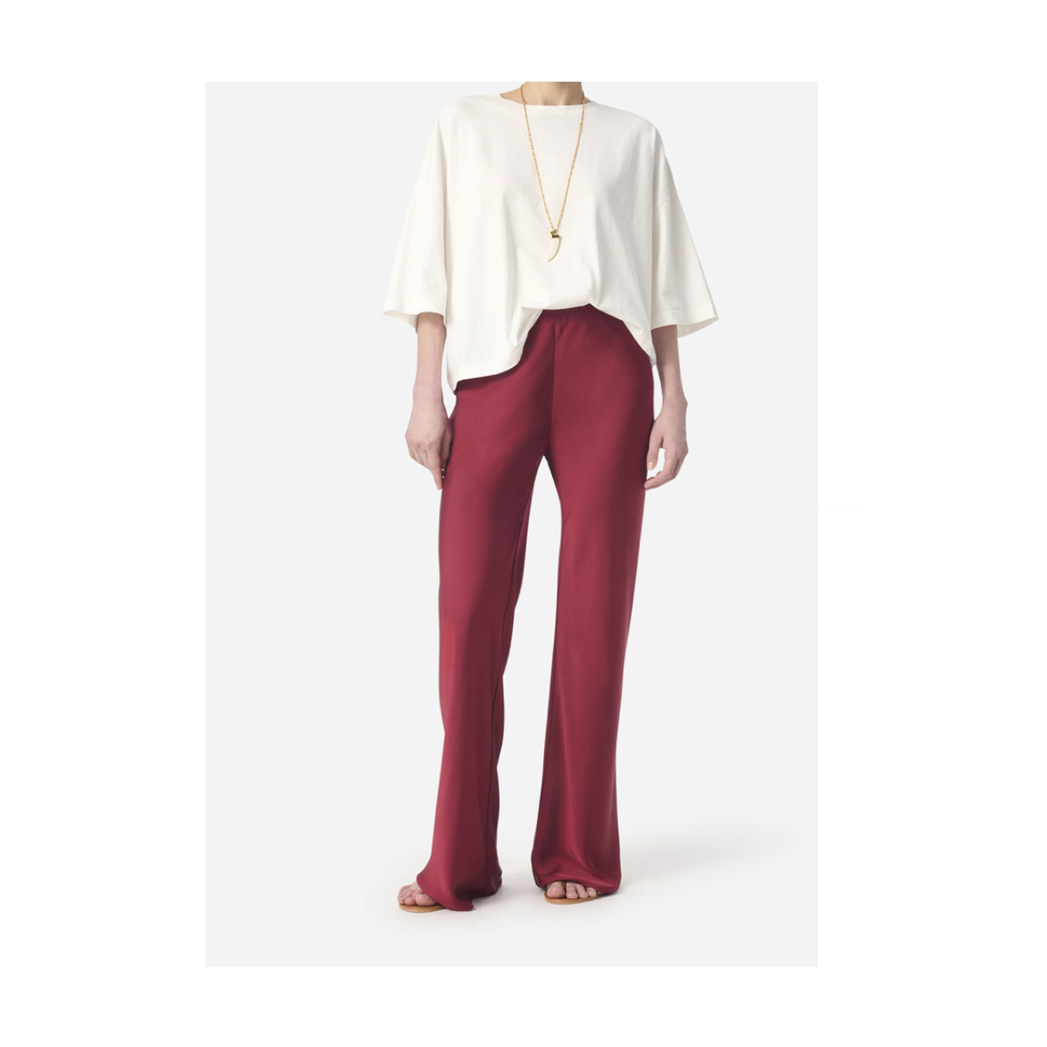 PANTALÓN ESSAID CEREZA VANESSA BRUNO
